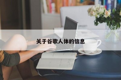 ​关于谷歌人体的信息