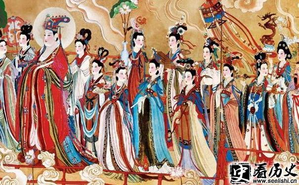 吴道子《八十七神仙卷》(局部)