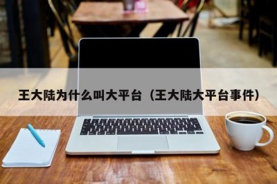​王大陆为什么叫大平台（王大陆大平台事件）