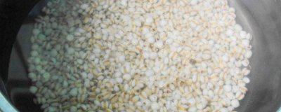 ​薏米泡完再炒 薏米泡了再炒还是炒了再泡