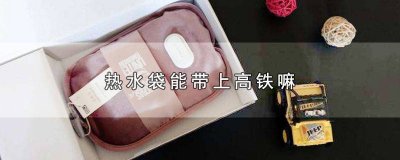 ​热水袋可以带高铁吗 热水袋能带高铁吗