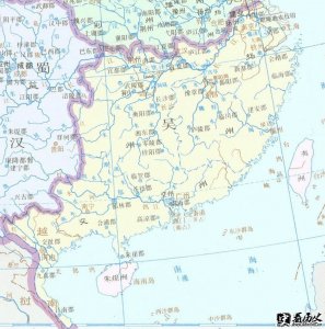 ​三国时期东吴的疆域版图范围 吴国历史地图 AD222-AD280