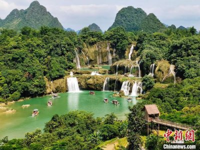 ​中越边境游持续升温 边关“山水画廊”引游人
