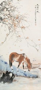 ​胡也佛国画作品赏析