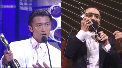 ​金像奖8个精彩时刻，谢贤封帝全场起立，朱茵当众“掌掴”黄子华