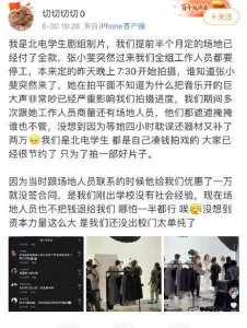 ​制片人否认张小斐耍大牌（张小斐拍广告耍大牌真的吗）