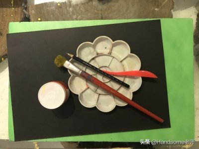 ​幼教之创意美术课程：平面构成（分割）-拓印画——狮子的房间