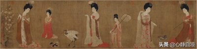 ​传世名画欣赏《簪花仕女图》