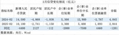 ​2月“强社融”的双面叙事：信贷需求不足，政府债强劲