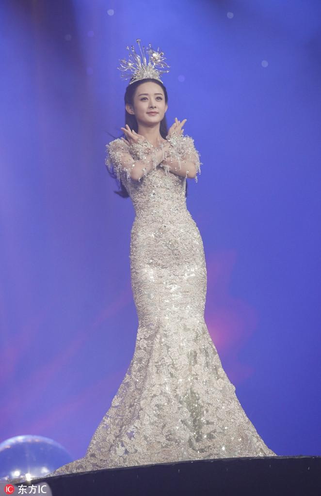 唐嫣成为金鹰女神（七届金鹰女神大PK）