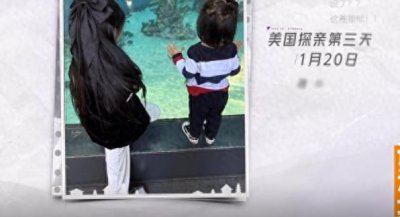 戚薇10岁女儿lucky出镜漂亮，牵着弟弟有爱，叹：我不会偏心儿子
