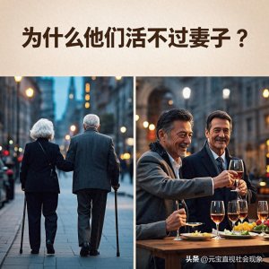 ​为什么男人总比女人＂走得早＂？三个扎心真相