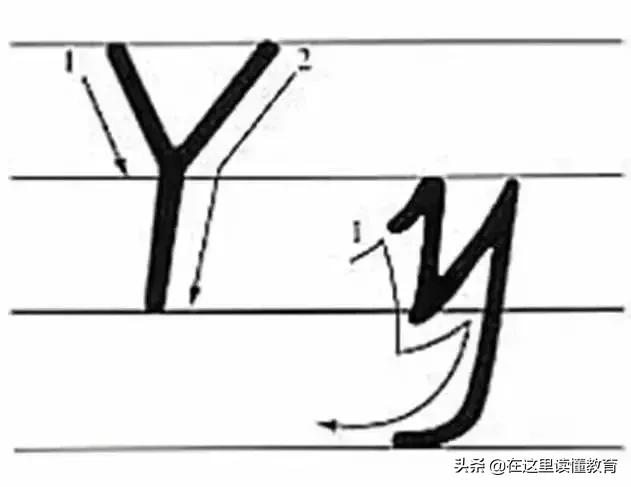 24个英文字母正确规范的书写（26个英文字母规范书写技巧）(26)