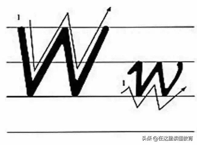 24个英文字母正确规范的书写（26个英文字母规范书写技巧）(24)