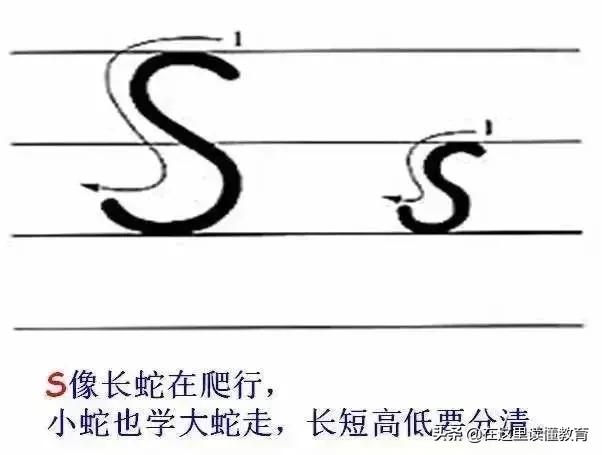 24个英文字母正确规范的书写（26个英文字母规范书写技巧）(20)
