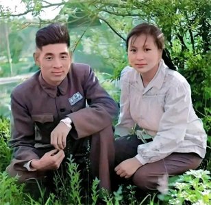 ​1952年：志愿军副师长与妻子的珍贵合影