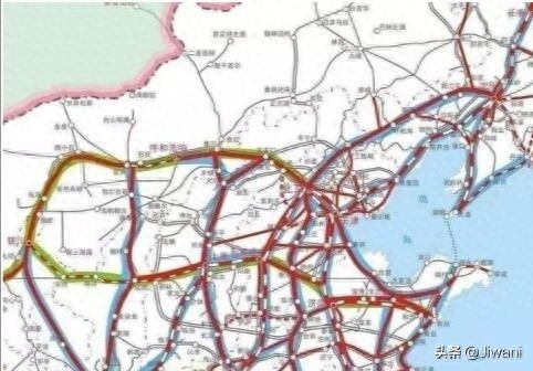 10年后(2030年)四大城市群高铁分布图