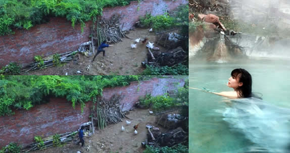 李子柒家的院子全景图有多大 引起很多人羡慕