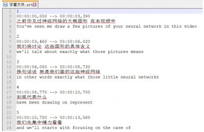 ​字幕文件格式有哪些？