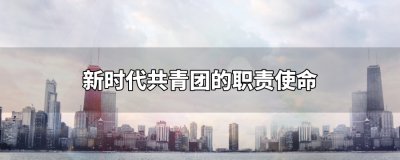 ​新时代共青团的职责使命