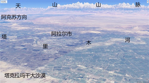 南疆六大主要城市的简易地形图,喀什,库尔勒,和田,阿拉尔等