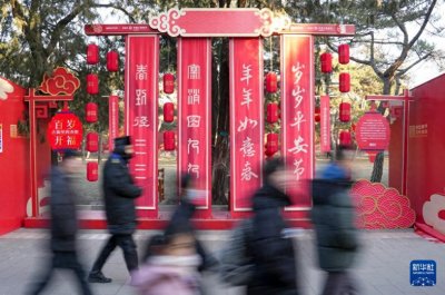 ​北京：初一逛地坛 欢喜过大年