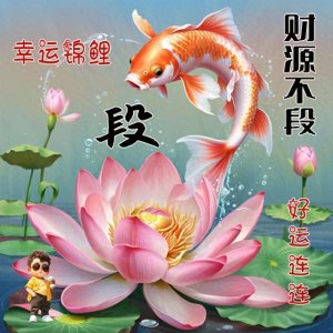 ​姓氏头像来了 | 幸运锦鲤，好运连连