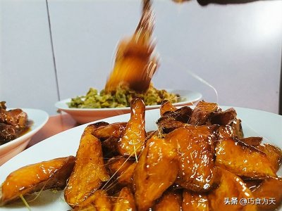 ​拔丝红薯的家常做法，大厨的3个熬糖诀窍在这里，做到了各个完美