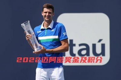 ​2022迈阿密大师赛奖金及积分分配
