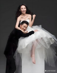 ​翻到谢楠婚纱照，才发现她的美这么独特